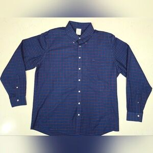 NWOT Brooks Brothers MILANO Non-Iron Stretch Plaid Long Sleeve Butyon Down XL